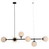 Luster na sajli ALISA 6xE14/40W/230V crna