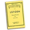 LUTGEN note: VOCALISES VOL.1,LOW VOICE