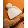 Sinsay - Rebrasta beanie kapa - krem