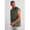 Trendyol Muška majica TMNSS24AL00005, Siva