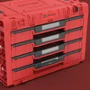 Predalni modul QBRICK SYSTEM PRIME Drawer 4 Toolbox Expert Red Ultra HD 65598