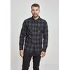 Plaid flannel shirt blk/cha