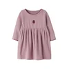 NAME IT Obleka NBFKirsa mauve / rdeča / merlot