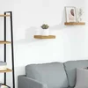 Polica na zidu Zidne Bež 23 x 23,5 x 4 cm Konstruirano drvo