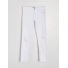 Sinsay - Slim fit farmerke s poderotinama - belo