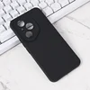 Silikonska maska za Honor 400 Pro Pro Camera, Crna