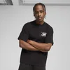 Mens Puma Jaws Core Basketball T-Shirt, Black, Size XXL, Clothing