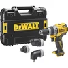DeWalt DCD703NT akumulatorska bušilica-odvrtač sa 4 dodatne stezne glave u T-STAK koferu, Solo