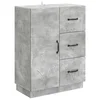 Kreveta Betonska siva 66 x 34,5 x 87 cm Konstruirano drvo