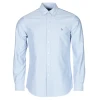 Polo Ralph Lauren  Srajce z dolgimi rokavi CHEMISE AJUSTEE EN OXFORD COL BOUTONNE  LOGO PONY PLAYER MULTICO  Modra