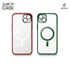 JUST IN CASE 2u1 Extra case MAG MIX paket zeleno-crveni za iPhone 14 Plus