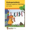 Kindergartenblock - Verbinden, vergleichen, Fehler finden ab 4 Jahre