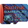 SanDisk GamePlay microSDXC UHS-I Card, 512GB Gaming microSDXC, 190MB/s, 130MB/s W, UHS-I, V30, U3, C10, RPD1,