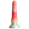 NS Novelties Colours – Stacked 16 cm - Rdeča/zlata