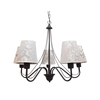 Luster MALBO II 5xE27/15W/230V crna