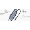 CUDY Cudy UH606 6-In-1 USB-C Hub with Gigabit Ethernet Port