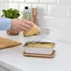 IKEA 365+ Posuda za hranu s poklopcem, pravougaono nerđajući čelik/bambus, 1.0 lPrikaži specifikacije mera