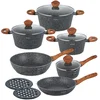 shumee 12-DELNI SET GRANITNI LONCI KLAUSBERG KB-7242 GRANITNI LES
