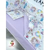 Bubamara037 Set za krevetac sa ravnom ogradicom, 120x60cm, Šareni