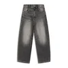 Bershka Kavbojke BLOQ siva/bela