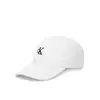 Calvin Klein Jeans Kapa s šiltom Small Monogram LV04K5024G Bela