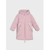 Sinsay - Postavljeni kaput sa kapuljačom - prljavo roze