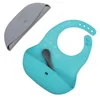 bblüv komplet 2 slinčkov z žlico Pöket Grey/Aqua