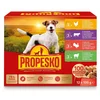 Propesko Dog vrečke piščanec/govedina/puran/jagnjetina v omaki 12 x 100 g