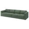 VIMLE Sofa 4-sed, Knäbäck sivozelena