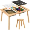 slomart Lesena senzorična mizica z mizico KRUZZEL 26366, Montessori