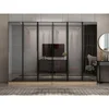 Hanah Home ormar sa reflektujućim staklom Nisa 20651, 270 cm, dore