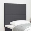 LED glava kreveta Tamno siva 100 cm Kordura tekstil
