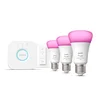 Philips Philips Hue WCA Starter Kit 9W A60 E27 3ks, most, stikalo Philips Hue | Hue WCA Starter Kit 9W A60 E27, 3ks, most, stikalo | E27 | 9 W | RGBW 2000-6500K | Bluetooth in Zigbee