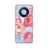 Silikonska maska za Huawei Nova Y90 Pink Flower Print Skin providna
