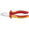 KNIPEX Klešta kombinovana izolovana 1000V VDE 180mm sa mogućnošću kačenja 03 06 180 T