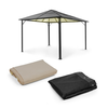 Blumfeldt Pantheon Solid Sky Ambient Solar, paviljon, 3 × 4 m, solarna razsvetljava (PL-SoS-2903)