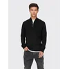 Only & Sons Pulover Wyler 22021264 Črna Regular Fit