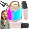 shumee BREZŽIČNI RGB ZVOČNIK MIKROFON BLUETOOTH KARAOKE KOMPLET 2 MIKROFONA