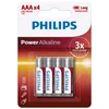 Philips Alkalne baterije Power x4 AAA