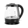 shumee TEESA električni grelnik vode, steklo, 1650 W, črn, 1 L