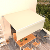 Tenda na ručno uvlačenje s roletom 4 x 3 m krem