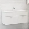 Ormarić za umivaonik bijeli 100x38,5x46 cm konstruirano drvo