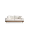 ATELIER DEL SOFA Sofa trosed Eti Oak 3 Seater White