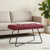 Klop s gumbnim oblazinjenjem Vinorodna rdeča 80 x 40 x 46 cm