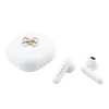 GUESS Bluetooth slusalice TWS 4G Metal logo bele (GUTWSJ7HE4GH)