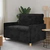 Sofa Crna 126 x 81 x 87,5 cm Poliester