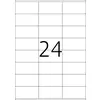 Etikete 70X36 A4/24 1/100 bela
