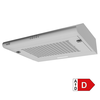 home Napa HURRICANE 60 cm,protok 380 m3/h,2 motora,200W,INOX - KPE 6038S