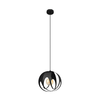 Luster na kablu MOONLIGHT 1xE27/15W/230V crna