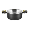 Casserole dish with lid, aluminum, 28cm/5.7L, Daily Pro - BRA